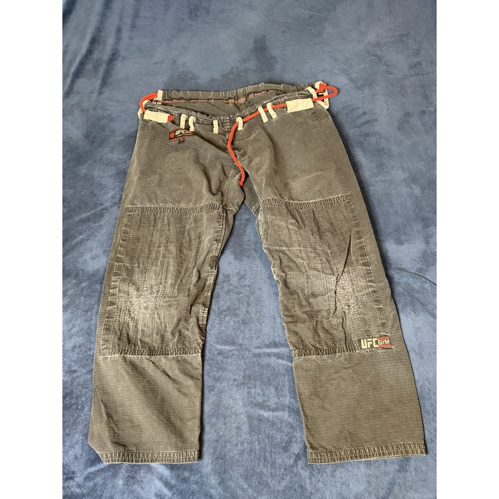 UFC GYM by Vandal Kimonos BJJ Gi Pants Size A3 Black Ripstop Martial Arts MMA